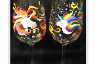 All Ages Paint Nite: Unicorn Party Drinkware